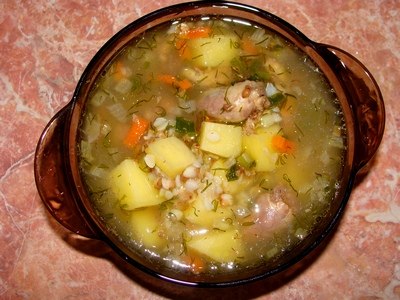 Грибной суп с гречкой рецепт